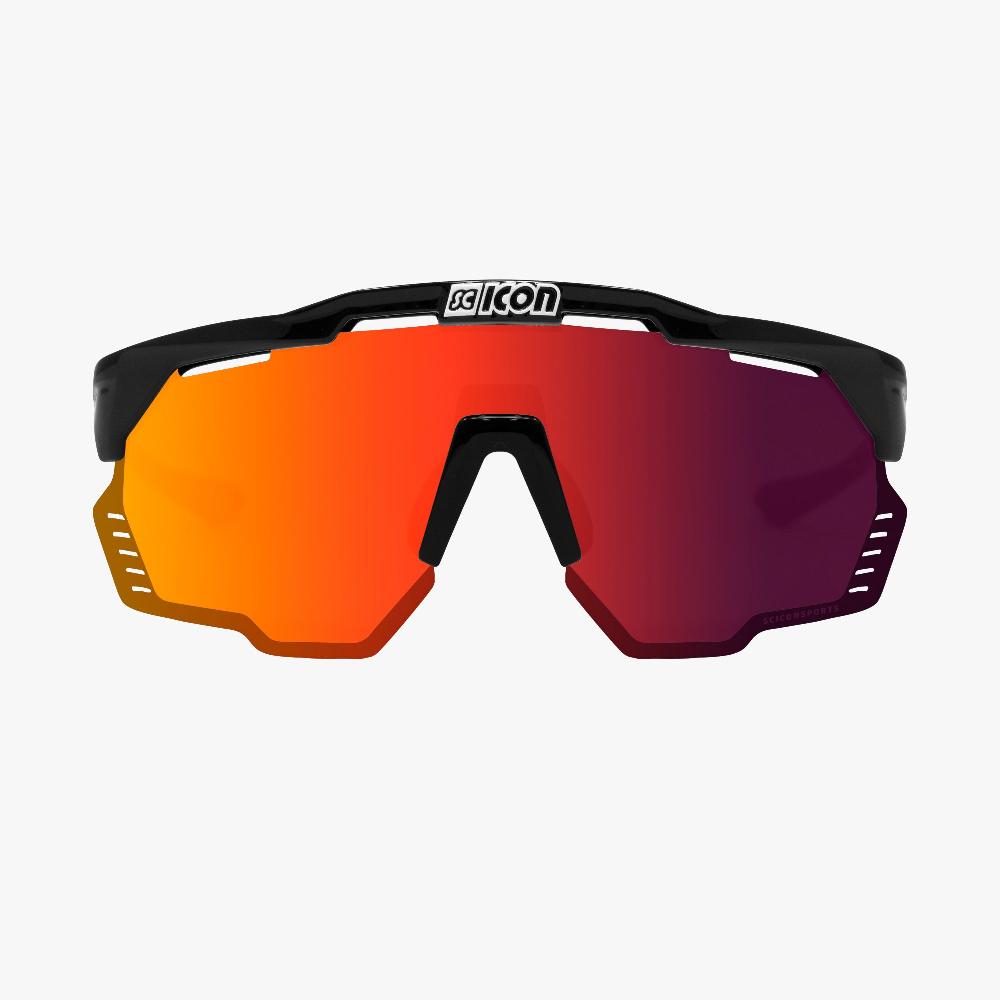 Scicon Aeroshade Kunken Occhiali Ciclismo Nero/Rosso I Più Venduti