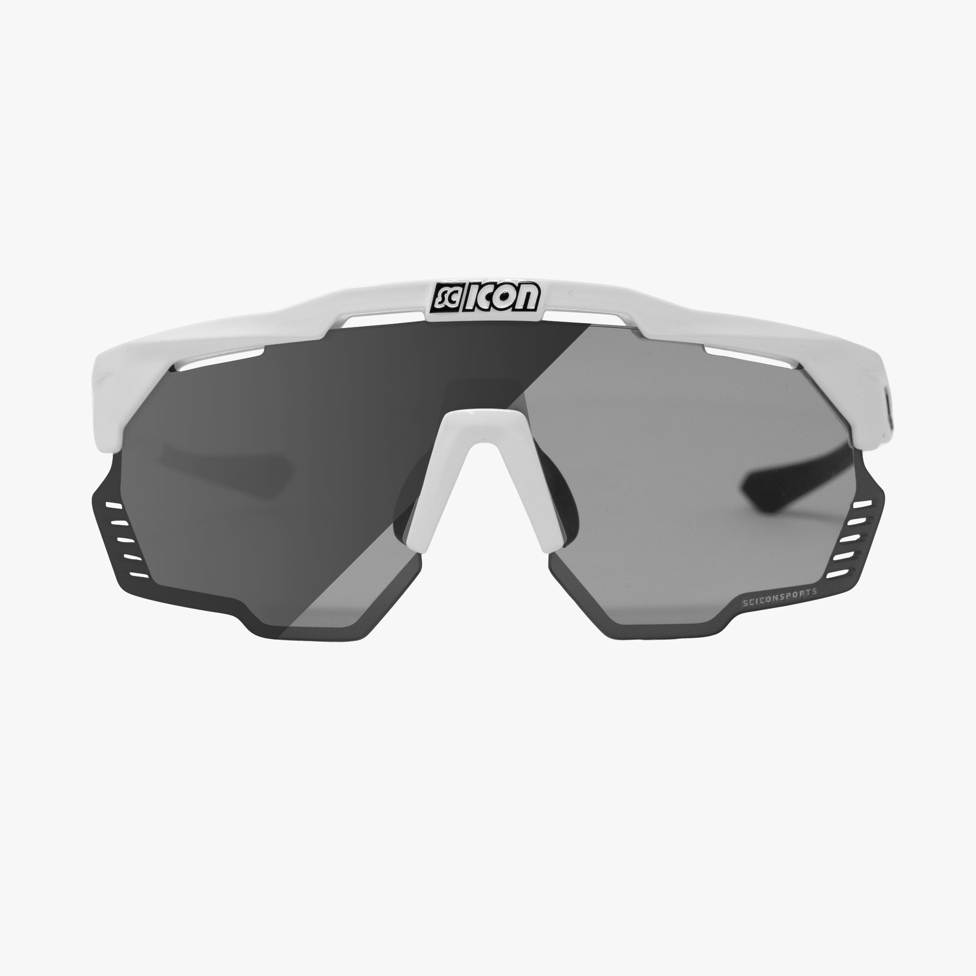 Scicon Aeroshade Kunken Occhiali Ciclismo Bianco/Argento Sconti questo mese