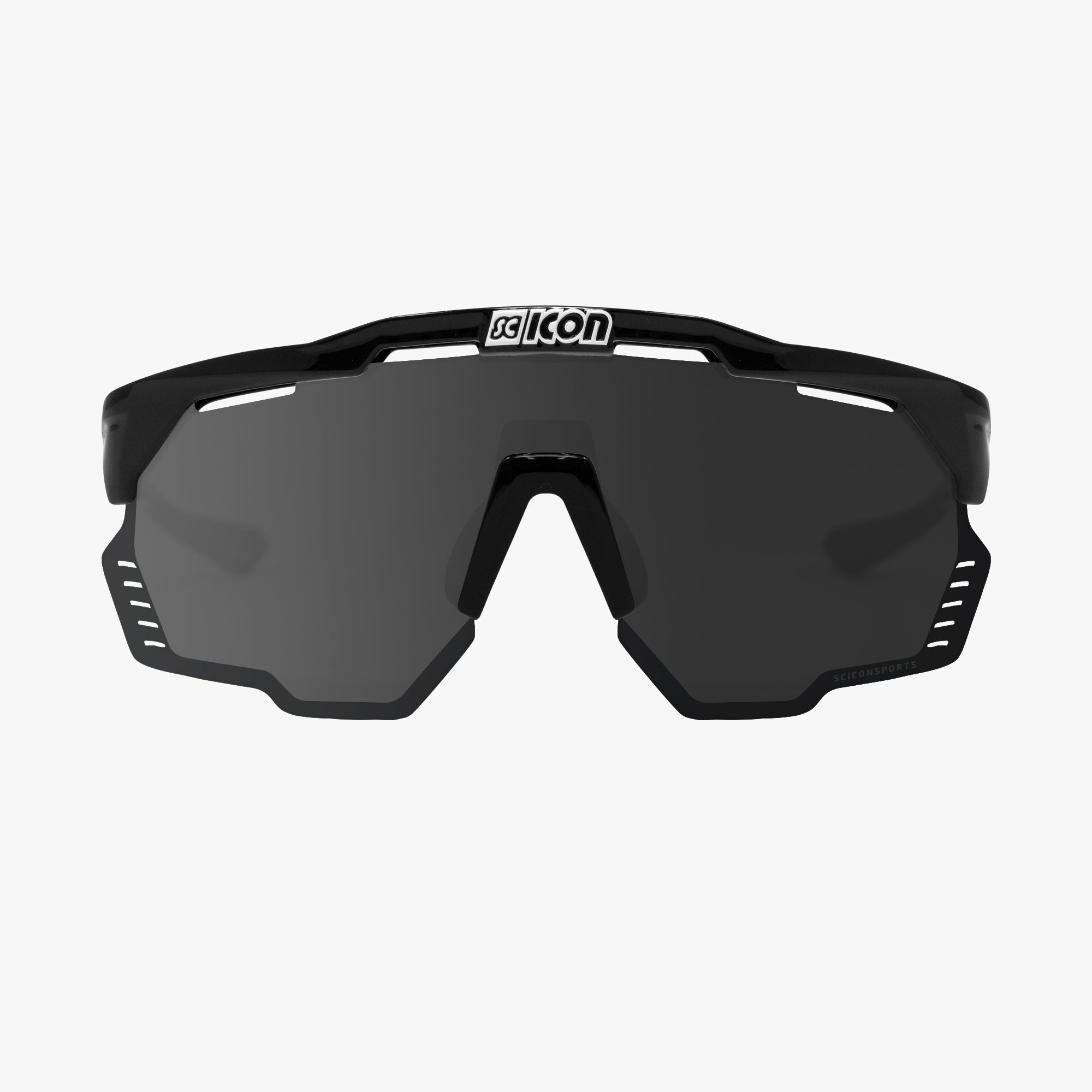 Scicon Aeroshade Kunken Occhiali Ciclismo Nero/ Argento Italia