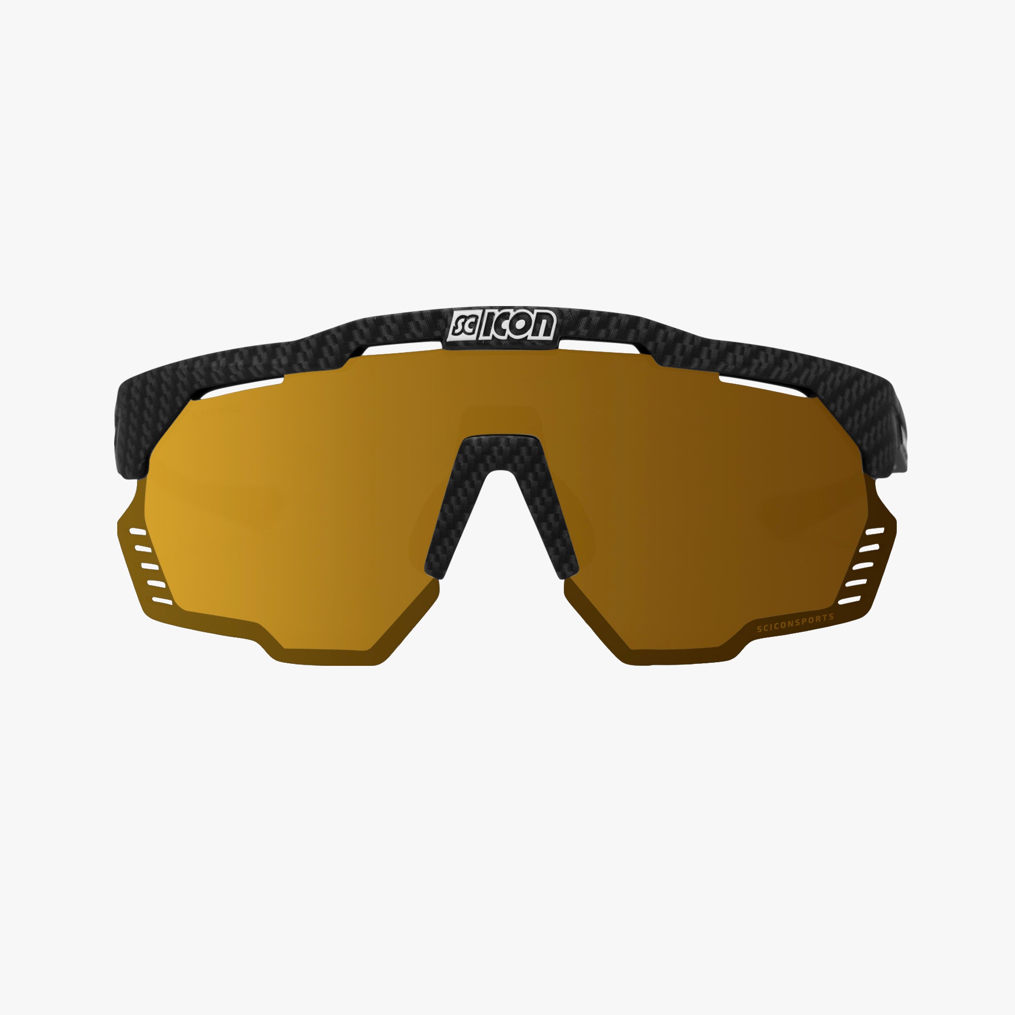 Scicon Aeroshade Kunken Occhiali Ciclismo Carbon/Bronzo In Linea