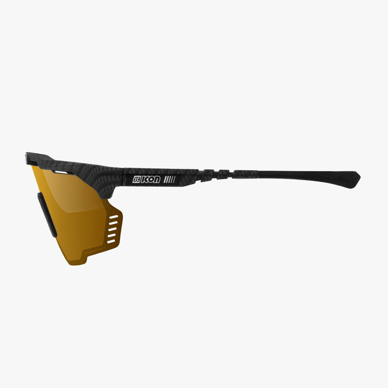 Scicon Aeroshade Kunken Occhiali Ciclismo Carbon/Bronzo In Linea