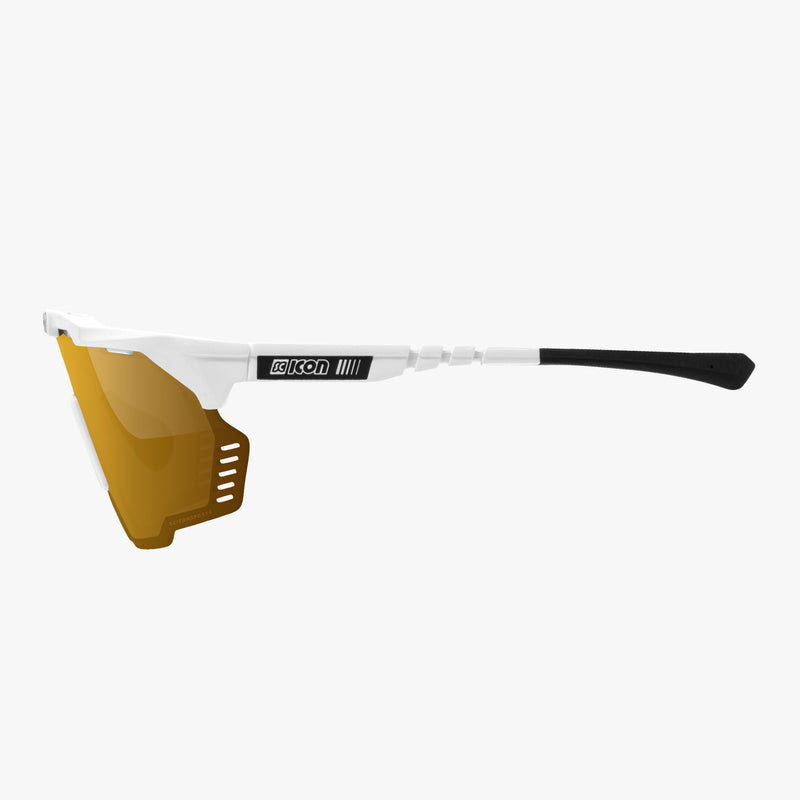 Scicon Aeroshade Kunken Occhiali Ciclismo Bianco/Bronzo Soddisfazione Garantita