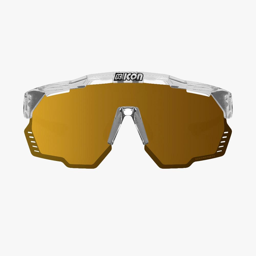 Scicon Aeroshade Kunken Occhiali Ciclismo Cristallo/Bronzo Qualità Garantita