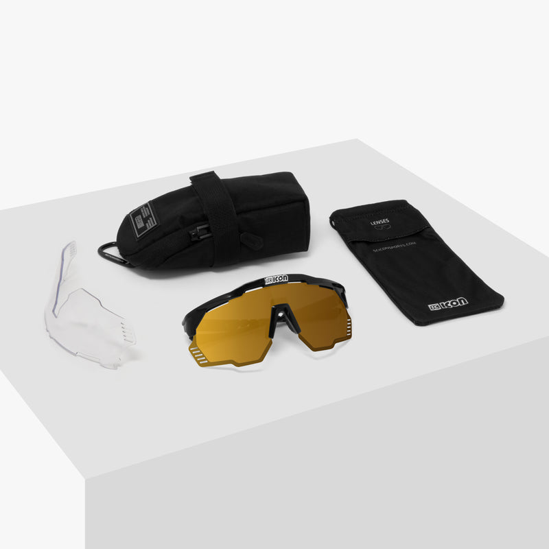 Scicon Aeroshade Kunken Occhiali Ciclismo Cristallo/Bronzo Qualità Garantita