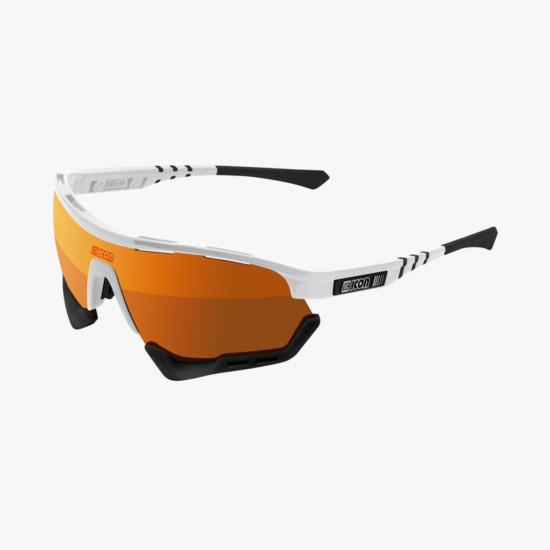Scicon Aerotech XL Occhiali Sportivi Bianco/Bronzo Comprane uno, ottenene uno gratis