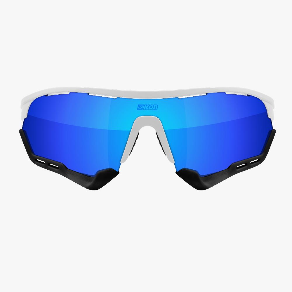 Scicon Aerotech XL Occhiali Sportivi Bianco/Blu Offerte giornaliere