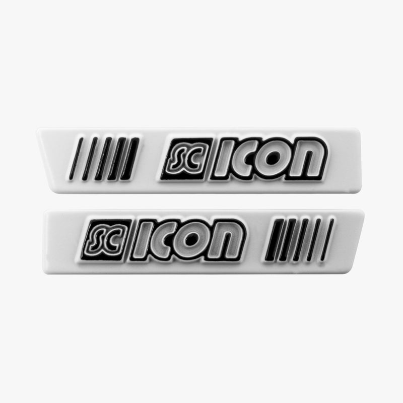 Scicon Logo in metallo per occhiali Bianco/Nero