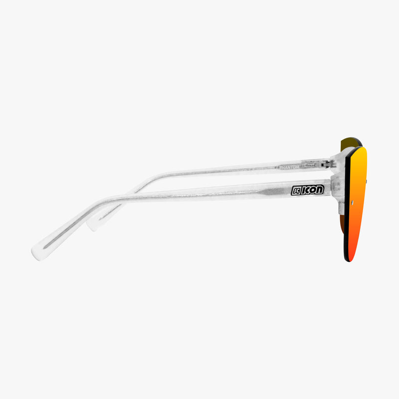 Scicon Occhiali da sole Phantom Donna Montatura Bianco Lenti Rosse Esporta salva