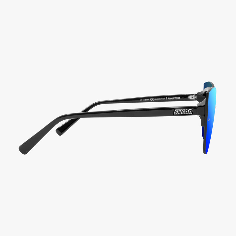 Scicon Occhiali da sole Phantom Donna Montatura Nera Lenti Blu Sconti questo mese