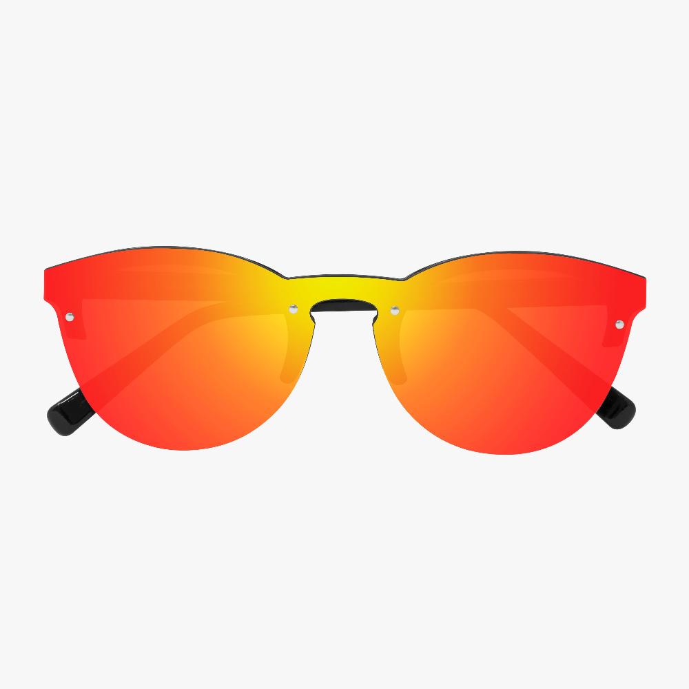 Scicon Occhiali da sole Protector Montatura Nera Lenti Rosse Pezzi Unici