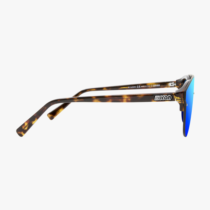 Scicon Occhiali da sole Cover Tartarugati Lenti Blu Consegna Veloce