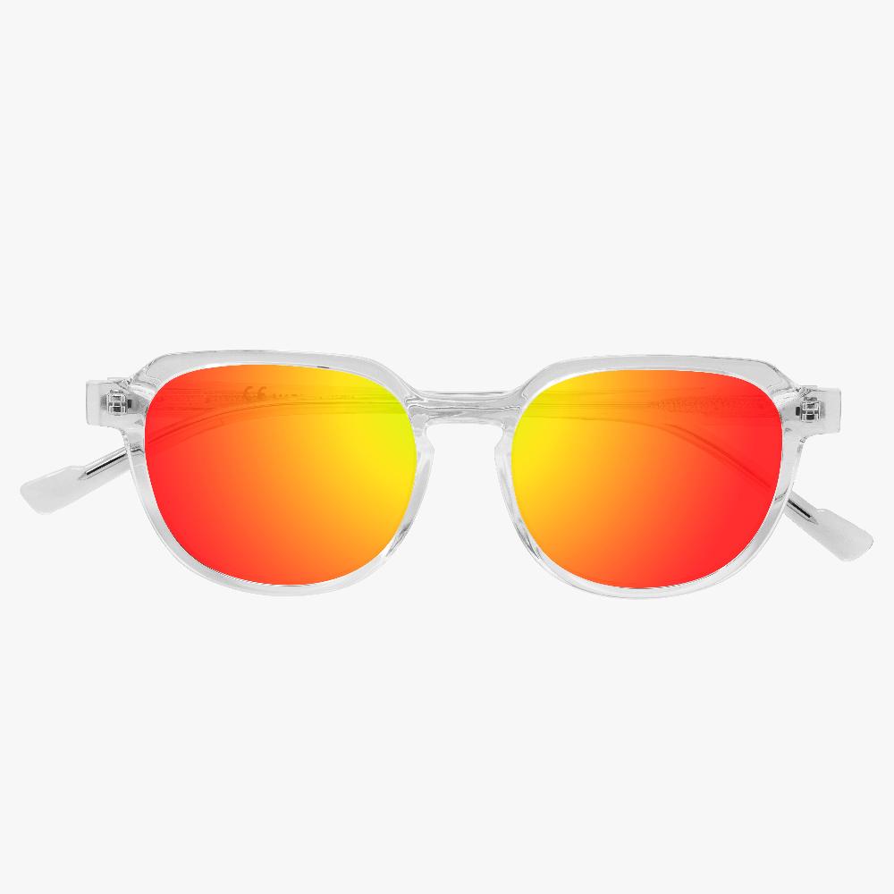 Scicon Occhiali da sole Vertex Cristallo/Lenti Rosse Specchiate Convenienza
