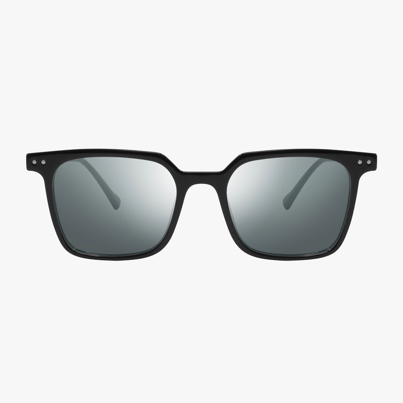 Scicon Occhiali da sole Vertec Neri Lucidi/Lenti Argento Specchiate Offerta San Valentino