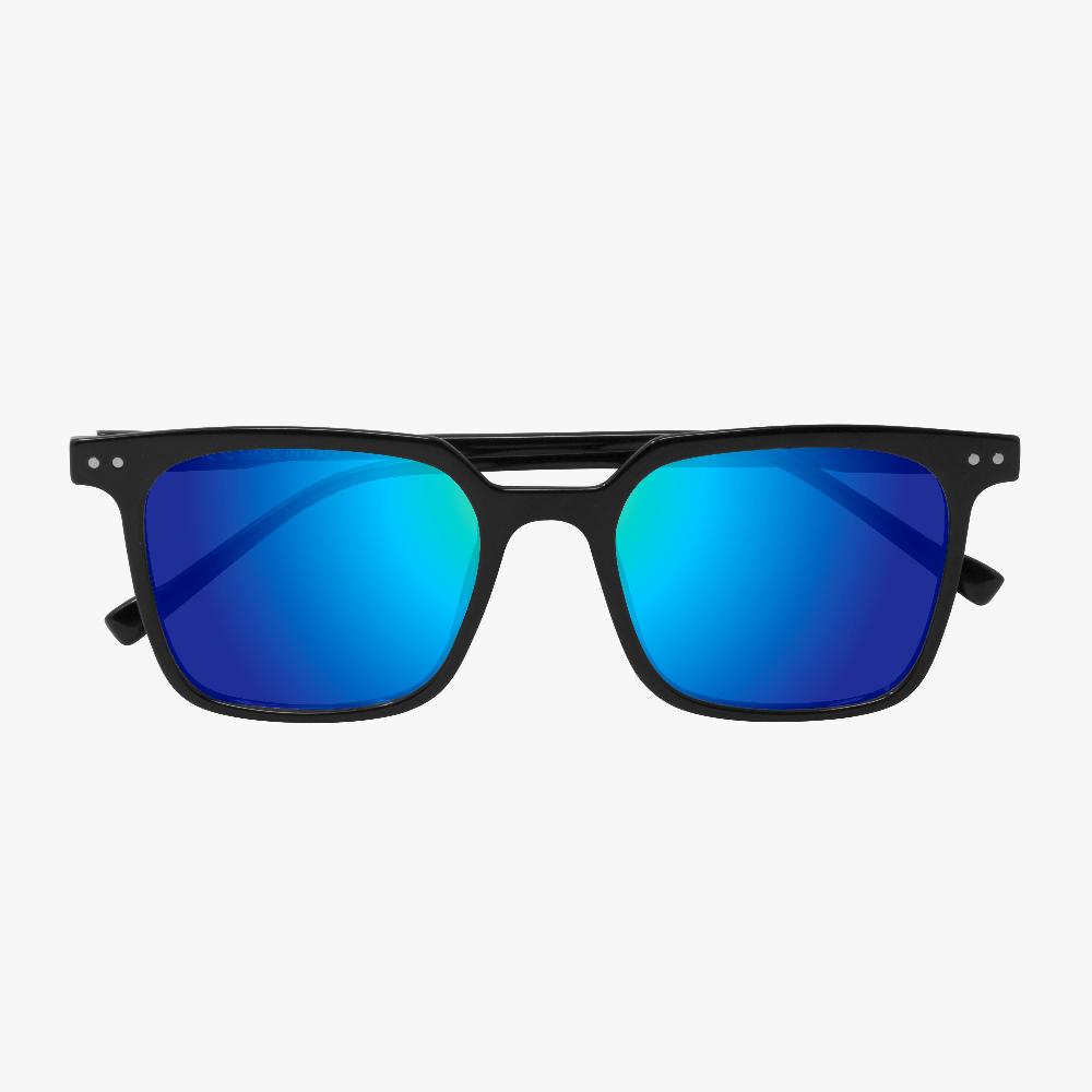 Scicon Occhiali da sole Vertec Neri Lucidi/Lenti Blu Specchiate Offerta Anniversario