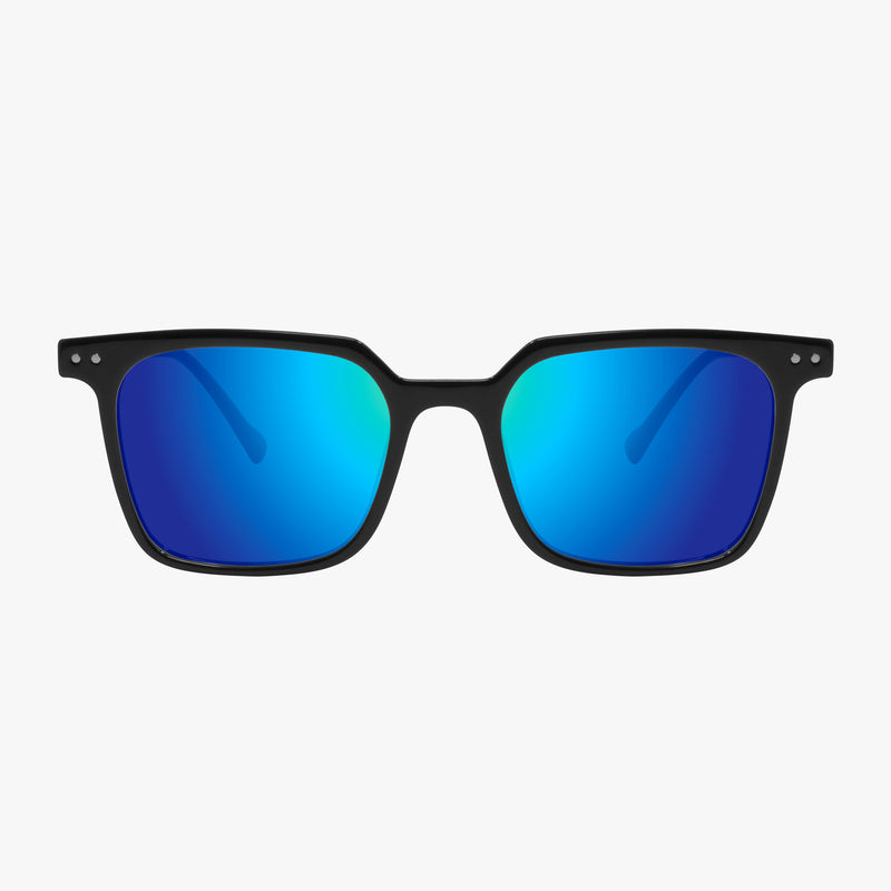 Scicon Occhiali da sole Vertec Neri Lucidi/Lenti Blu Specchiate Offerta Anniversario