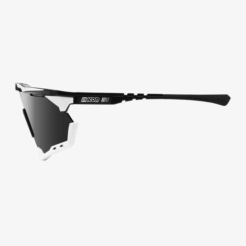 Scicon Aeroshade Occhiali Ciclismo NeroBianco/Argento Vendita calda