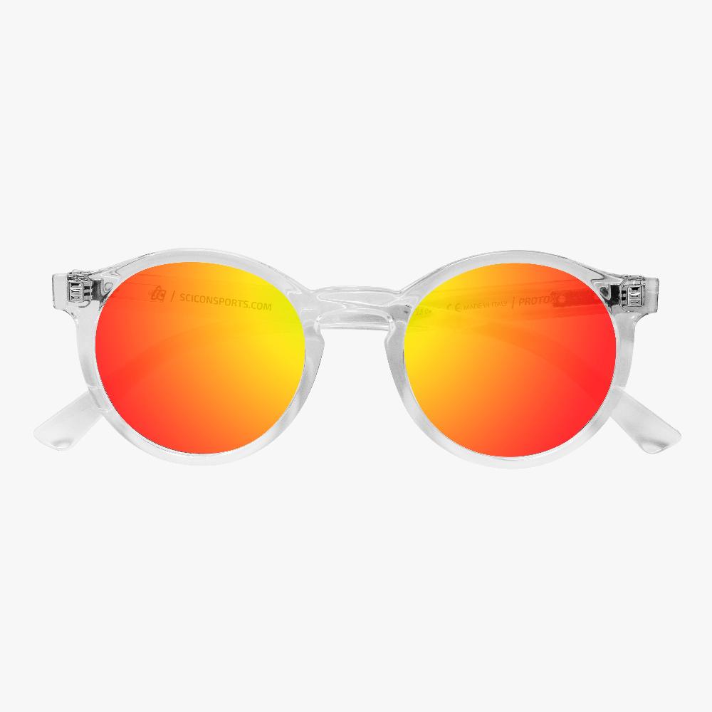 Scicon Occhiali da sole Protox Cristallo/Lenti Rosse Specchiate Online Outlet