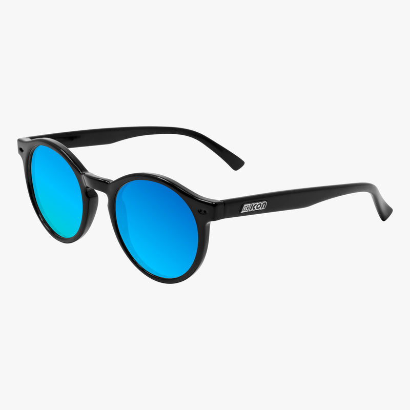 Scicon Occhiali da sole Protox Neri Lucidi/Lenti Blu Specchiate Liquidazione