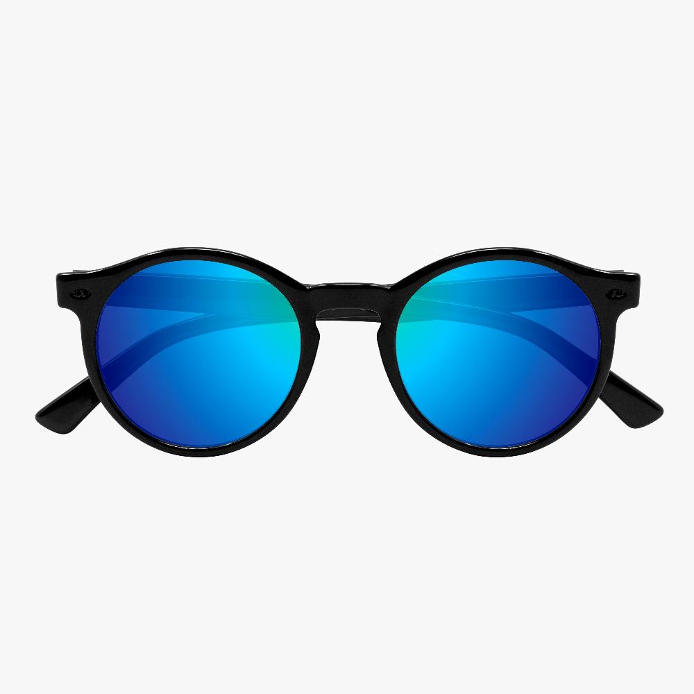 Scicon Occhiali da sole Protox Neri Lucidi/Lenti Blu Specchiate Liquidazione