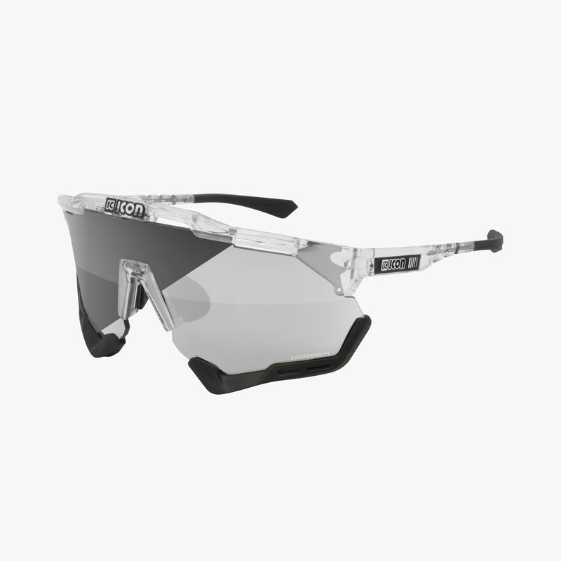 Scicon Aeroshade Occhiali Ciclismo Cristallo/Argento Italy