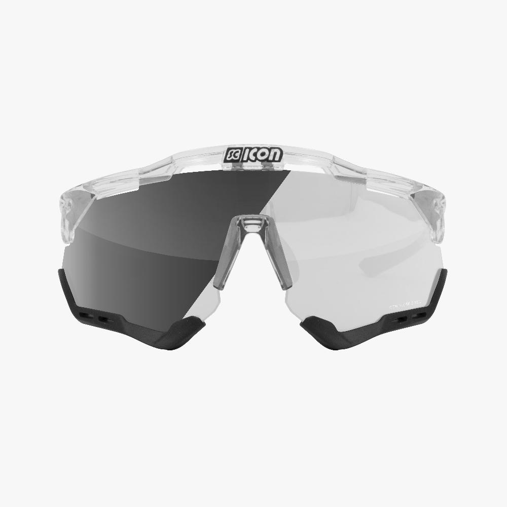 Scicon Aeroshade Occhiali Ciclismo Cristallo/Argento Italy