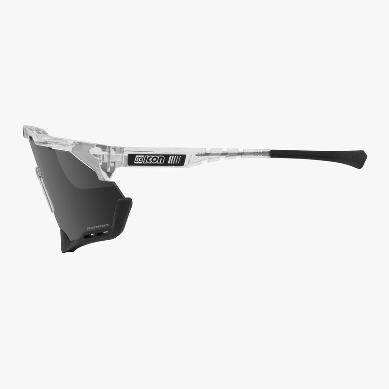 Scicon Aeroshade Occhiali Ciclismo Cristallo/Argento Italy