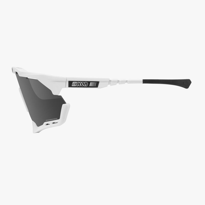 Scicon Aeroshade-XL-Occhiali Ciclismo Bianco/Argento Italia