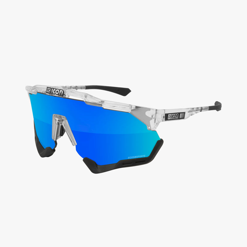 Scicon Aeroshade Occhiali Ciclismo Cristallo/Blu Vendita