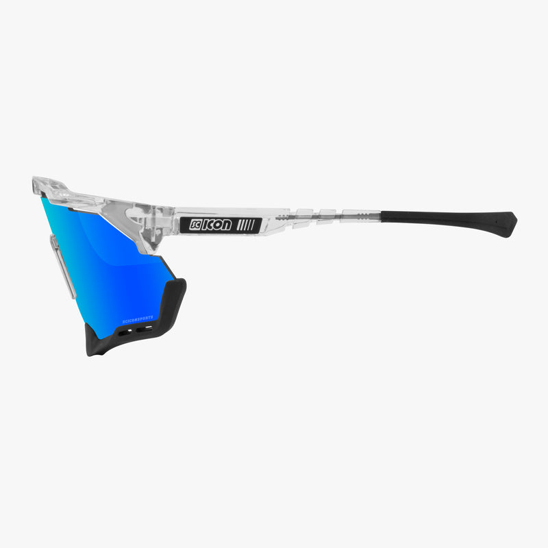 Scicon Aeroshade Occhiali Ciclismo Cristallo/Blu Vendita
