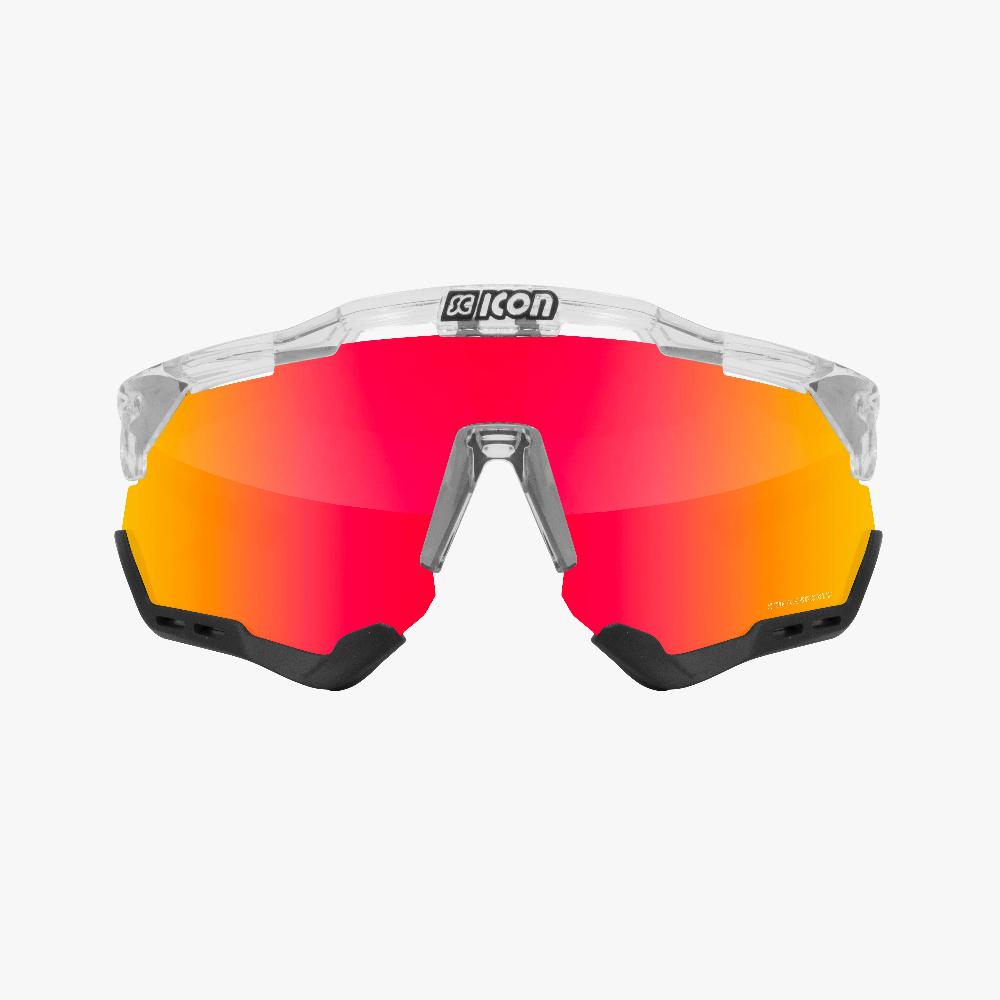 Scicon Aeroshade Occhiali Ciclismo Cristallo/Rosso Promozione