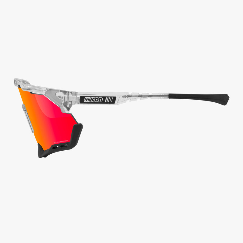 Scicon Aeroshade Occhiali Ciclismo Cristallo/Rosso Promozione