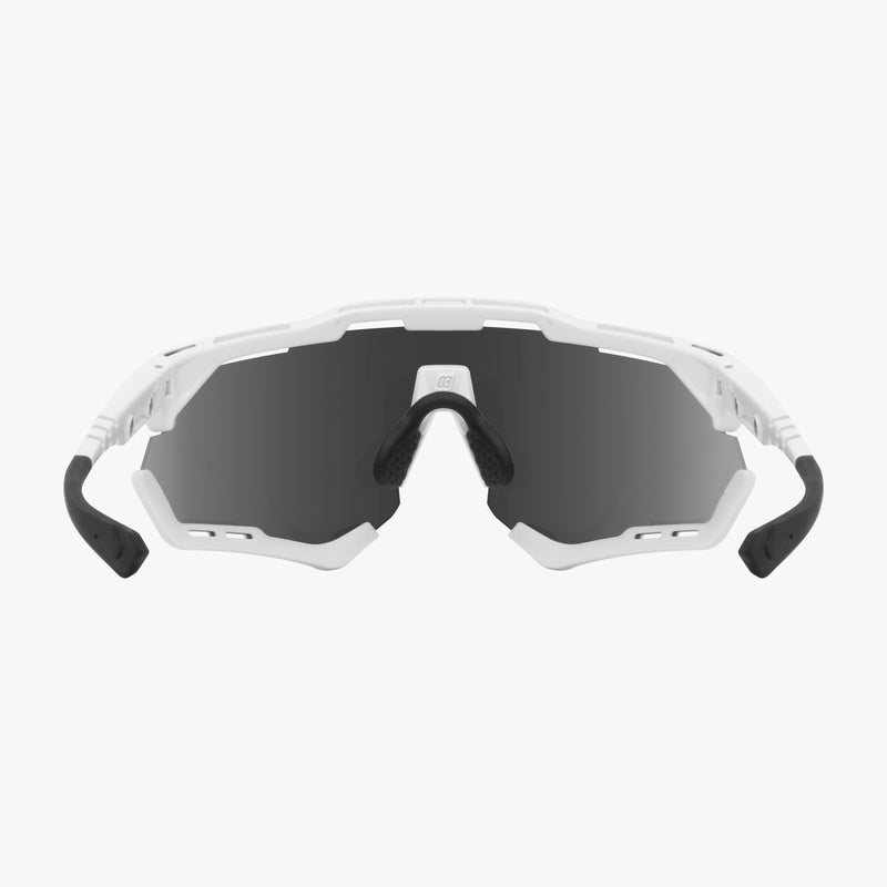 Scicon Aeroshade Occhiali Ciclismo Bianco/Argento Spedizione Gratuita
