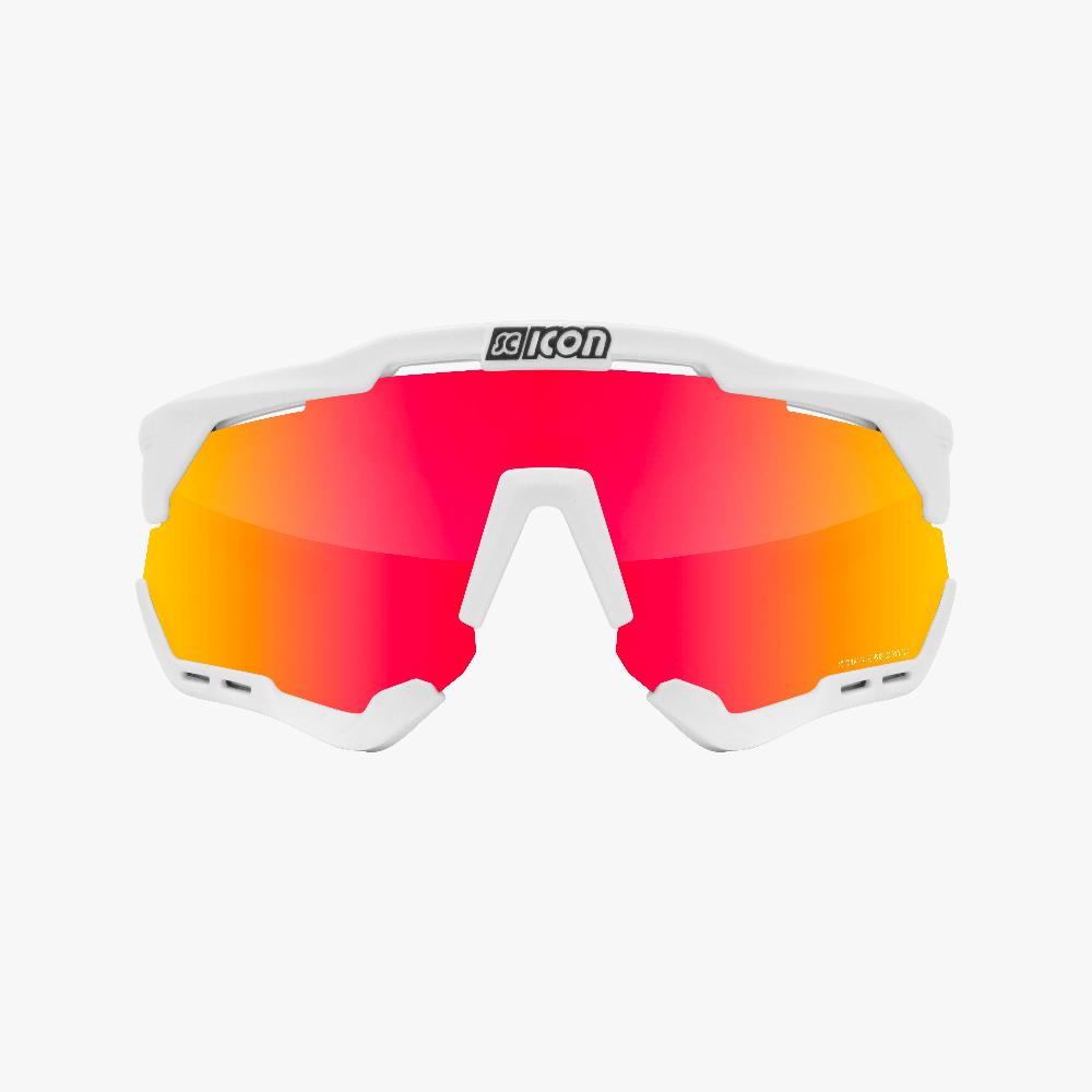 Scicon Aeroshade Occhiali Ciclismo Bianco/Rosso Qualità Garantita