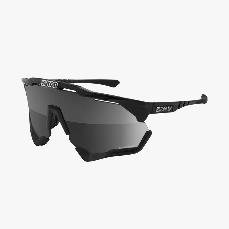 Scicon Aeroshade Occhiali Ciclismo Nero/Argento Negozi Online