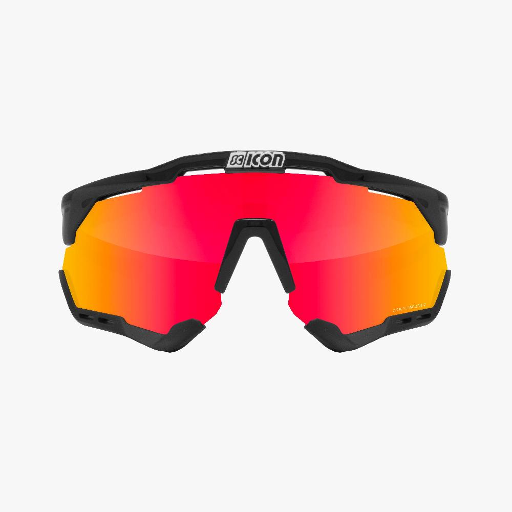 Scicon Aeroshade Occhiali Ciclismo Nero/Rosso Promozione Limitata