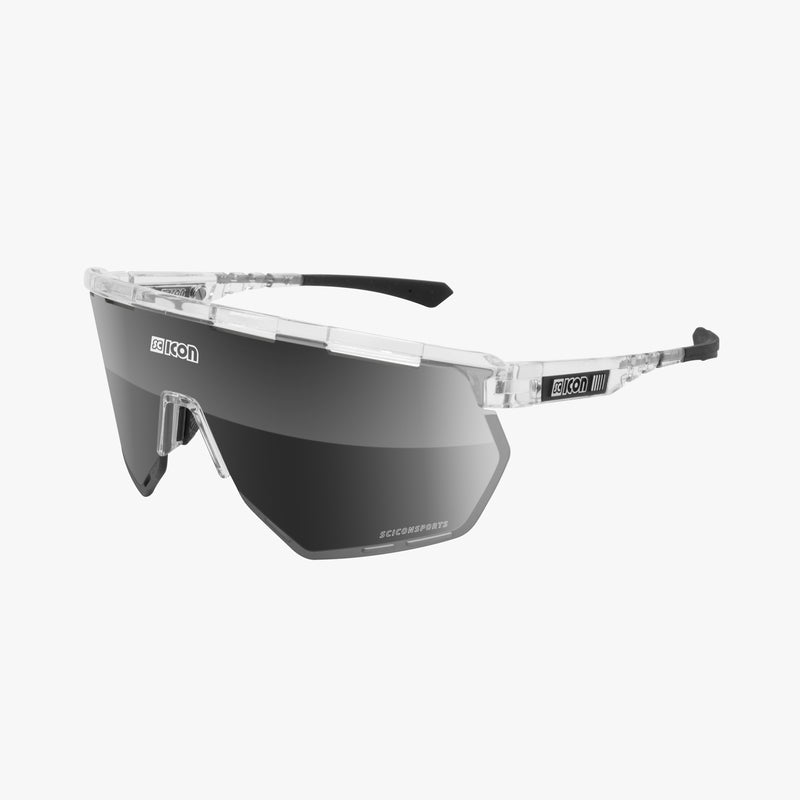 Scicon Aerowing Occhiali Ciclismo Cristallo/Argento In Saldo