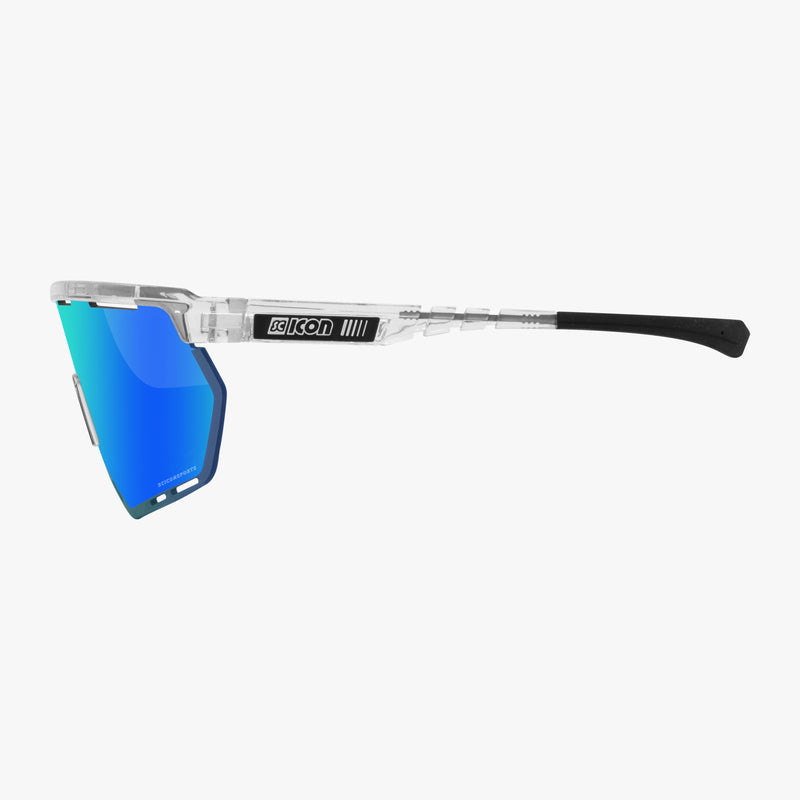Scicon Aerowing Occhiali Ciclismo Cristallo/Blu Moda
