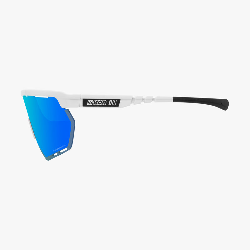 Scicon Aerowing Occhiali Ciclismo Bianco/Blu Offerta speciale