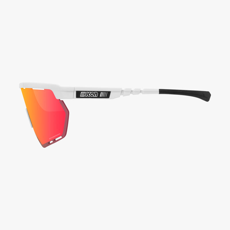 Scicon Aerowing Occhiali Ciclismo Bianco/Rosso Comprare a buon mercato