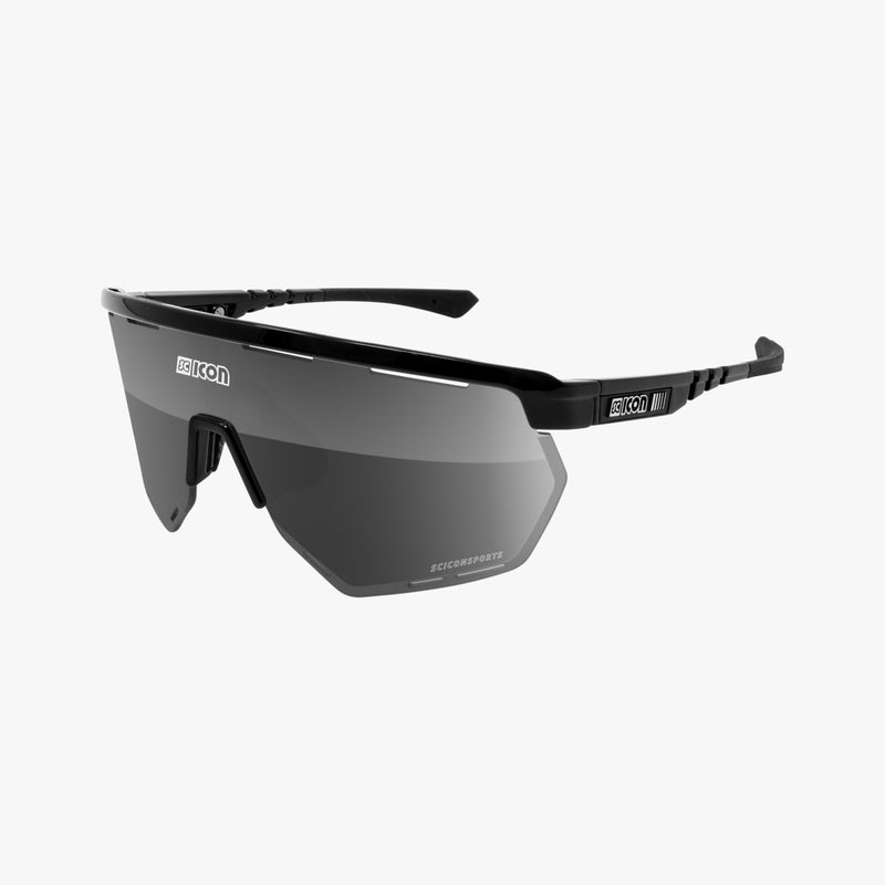 Scicon Aerowing Occhiali Ciclismo Nero/Argento Flash Sale