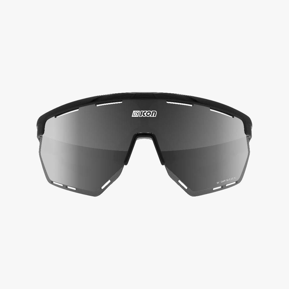 Scicon Aerowing Occhiali Ciclismo Nero/Argento Flash Sale