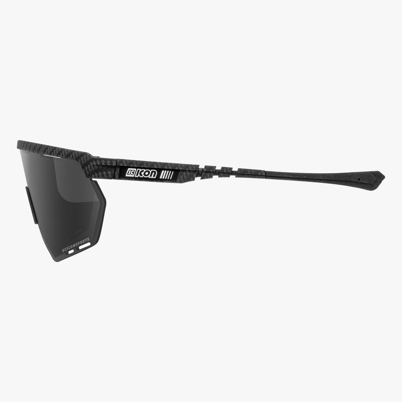 Scicon Aerowing Occhiali Ciclismo Carbon/Argento Vendite stagionali