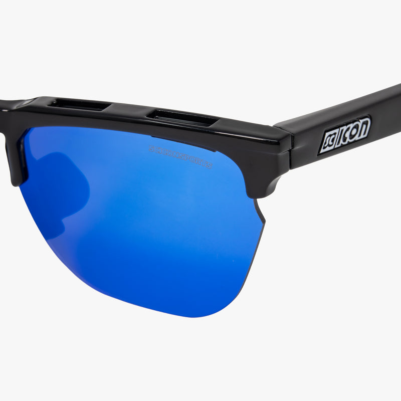 Scicon Occhiali da sole Gravel Nera Lenti Blu Specchiate Offerta San Valentino