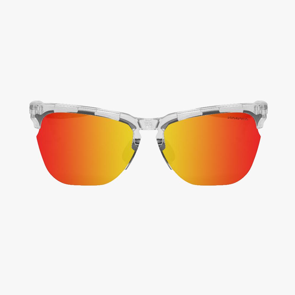 Scicon Occhiali da sole Gravel Cristallo/Lenti Rosse Specchiate Smaltimento dello stoccaggio