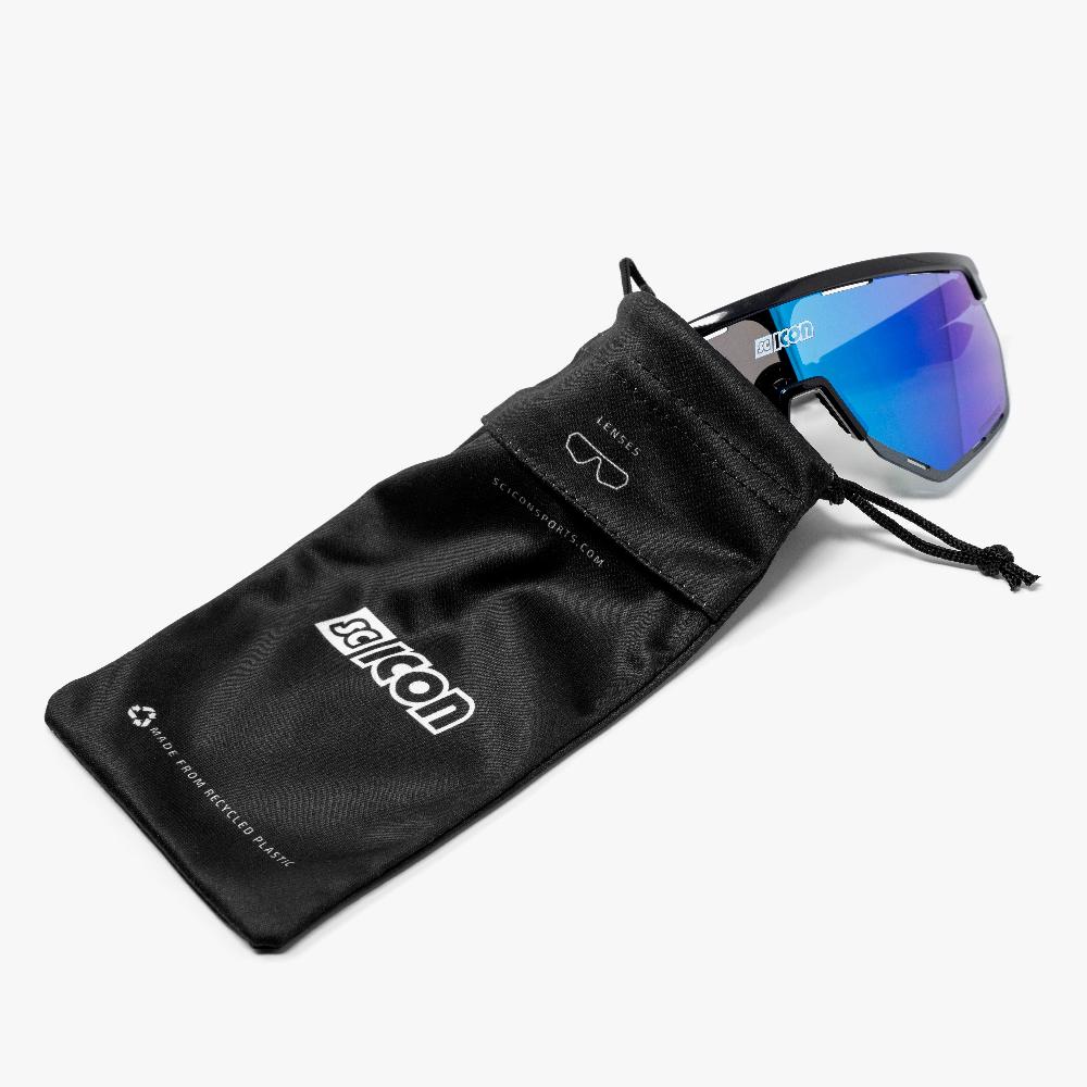Scicon Astuccio porta occhiali in microfibra riciclata Nero Rilascio limitato