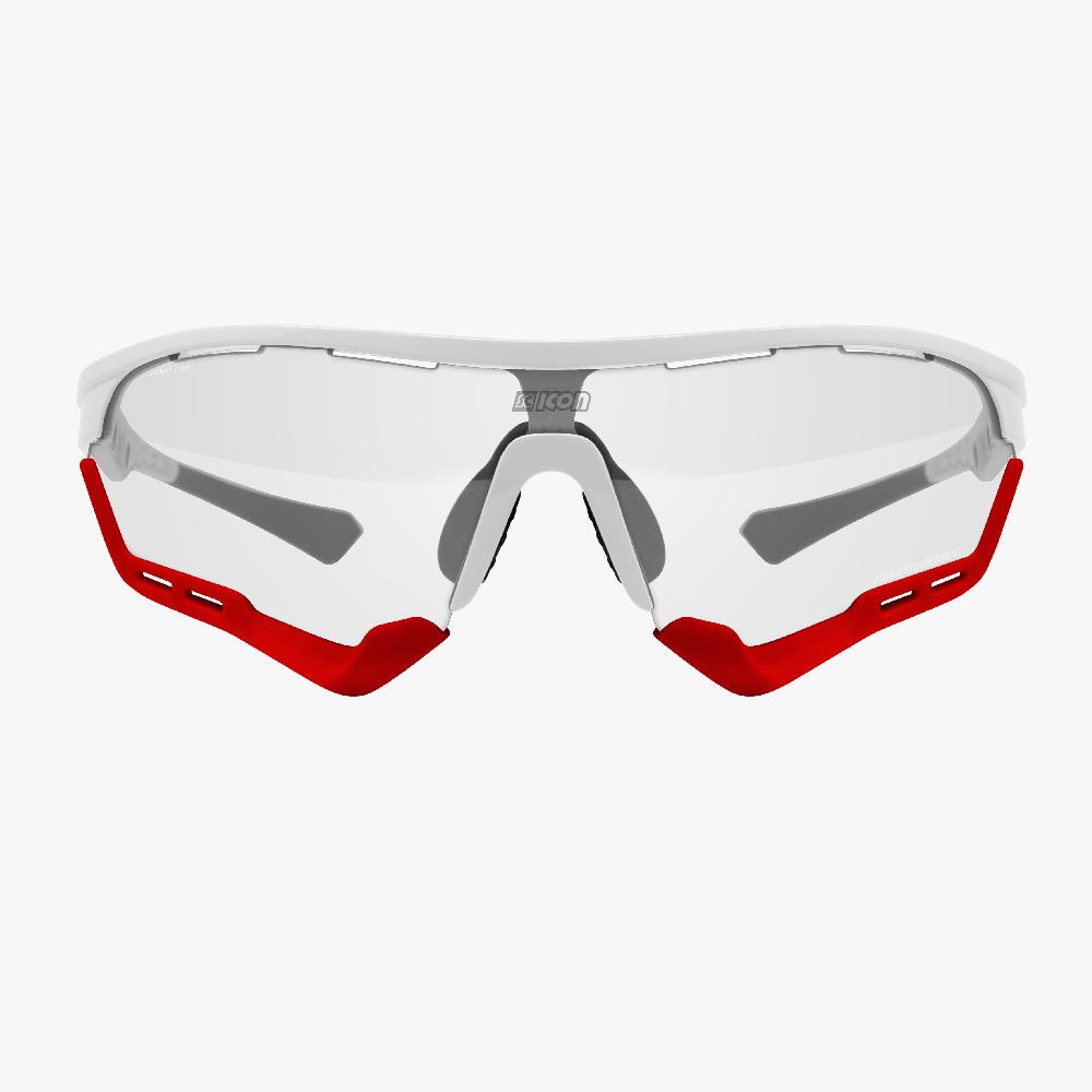 Scicon Aerotech SCN-XT Fotocromatico Bianco/Rosso Soddisfazione Garantita