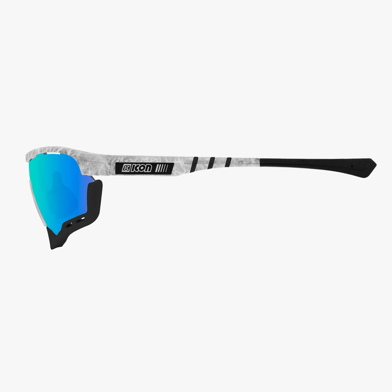 Scicon Aerotech SCN-PP Occhiali Sportivi Bianco/Blu Saldi