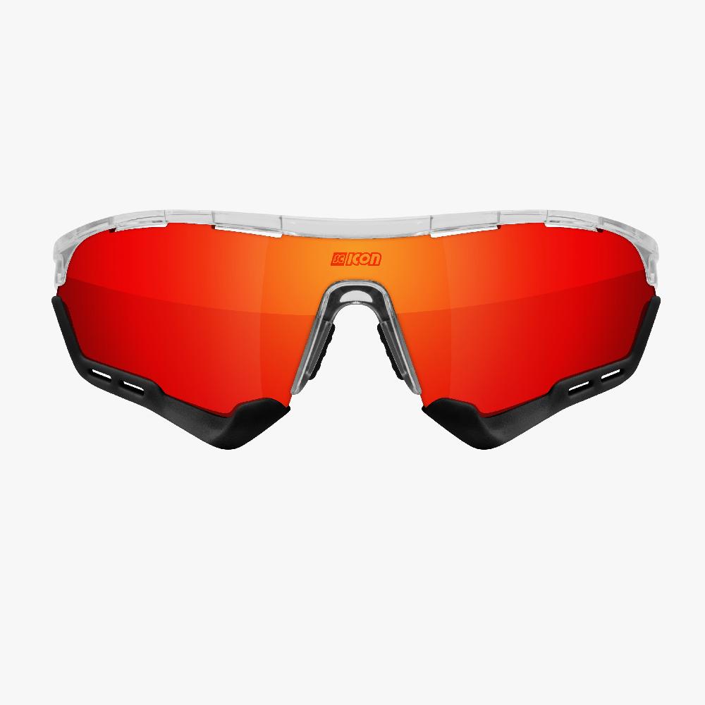 Scicon Aerotech SCN-PP Occhiali Sportivi Cristallo/Rosso| Scicon Vendita Calda