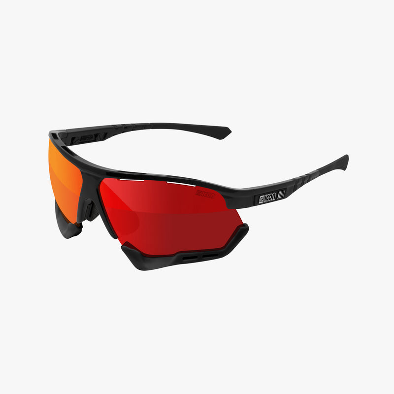 Scicon Aerocomfort SCN-PP XL Occhiali Sportivi Nero/Rosso Ritorno libero