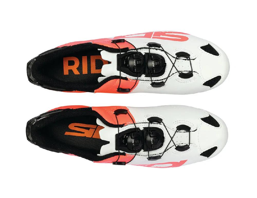 Sidi SHOT 2S - white - coral / Regular / 38 In Linea